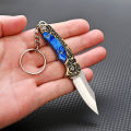 Folding Pocket , Pocket Keychain Stainless Steel Blade for Hiking.