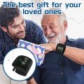 Blood Pressure Monitors, Automatic Wrist Blood Pressure Monitors with Digital LCD Screen, Adjustable Cuff Blood Pressure, Rechargeable Wrist BP Monitor with 99 x 2 Reading Memory.