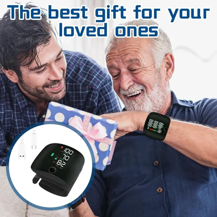 Blood%20Pressure%20Monitors,%20Automatic%20Wrist%20Blood%20Pressure%20Monitors%20with%20Digital%20LCD%20Screen,%20Adjustable%20Cuff%20Blood%20Pressure,%20Rechargeable%20Wrist%20BP%20Monitor%20with%2099%20x%202%20Reading%20Memory%20-%20Image%202