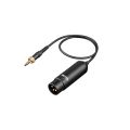 Boya Input Cable XLR Male - 3.5mm TRS Locking Connector. 