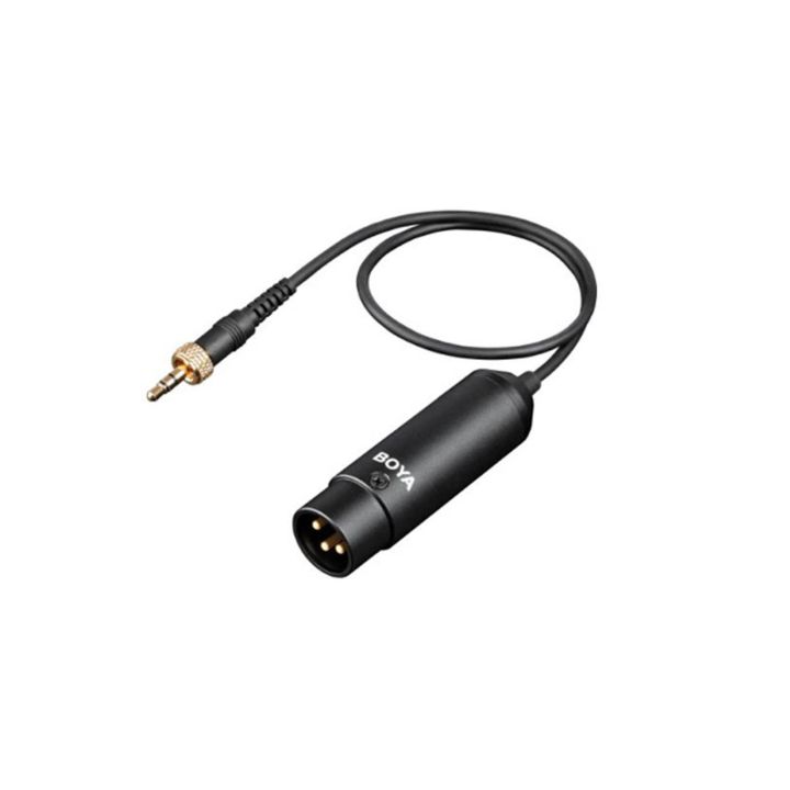 Boya Input Cable XLR Male - 3.5mm TRS Locking Connector