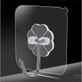 10 pcs Wall Hook Hanger Plastic Wall Hook for kitchen Magic Wall Hook Clip Transparent Strong Self Adhesive Door Wall Hangers Hooks Suction Heavy Load Rack Cup Sucker for Bathroom - Wall Hook. 