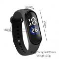 Waterproof Sport Led Digital Watch For Boys & Girls - Black Color. 