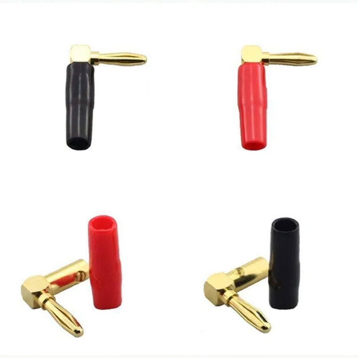 4Pc%20Amplifier%20Speaker%20Terminal%20Binding%20Post%204mm%20Banana%20Plug%20Jack%20&%204x%20Hi-end%20Copper%20Right%20Angle%20Screw%20Type%20Banana%20Plug%20-%20Image%208