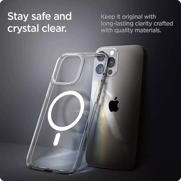 For%20iphone%2013%20-%20SPIGEN%20Ultra%20Hybrid%20Mag%20(MagFit)%20Premium%20Clear%20Magnetic%20Magsafe%20Wireless%20Charge%20Phone%20Case%20-Back%20Cover%20-%20Image%206