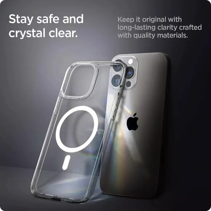 For%20iphone%2011%20Pro%20-%20SPIGEN%20Ultra%20Hybrid%20Mag%20(MagFit)%20Premium%20Clear%20Magnetic%20Magsafe%20Wireless%20Charge%20Phone%20Case%20-Back%20Cover%20-%20Image%204