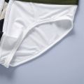1 PCS Men's briefs milk silk low-rise elastic three-dimensional pocket comfortable Underwear ADDICTED briefs Breathable Soft Underpants.