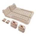 Vehicle-Mounted Inflatable Bed Car Supplies Mattress Rear Travel Bed Car Inner Back SeatsuvSleeping Pad Floatation Bed. 