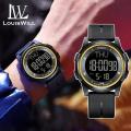 LouisWill Fashion Watches Multifunctional Watches Electronic Movement Watches Luminous Wristwatches 5ATM Waterproof Watches with Calendar Week Clock Stopwatch for Men Teenagers Students. 