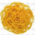 Rubber Ring Band Loop in Yellow 50gm Sturdy Stretchable Elastic Holder Band Loop.