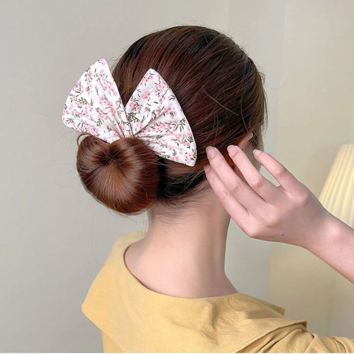 Indispensable%20-Quality%20And%20Durablity%20-Silky%20twisted%20bow%20magic%20hair%20tie/%20lace%20for%20girls%201Pc-%20Innovative%20Remarkable%20-%20Disclose%20Styles%20&%20Luxe%20-%20Image%202