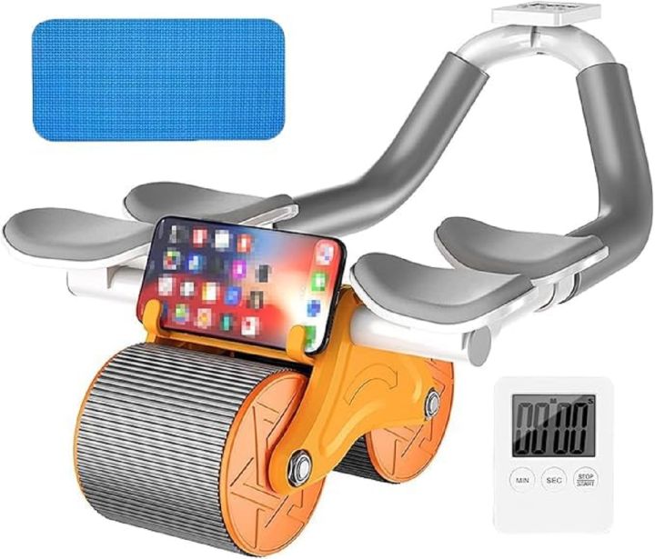 Abdominal Exercise Ab Wheel Roller Wheel With 4 Elbow Support Wheel Roller Wheel Ab Exerciser .1st time coming 2026 model