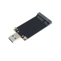 High Apeed Transmission Msata To Usb 3.0 Solid-State Drive To Mobile Hard Drive Asm1153e Chip Plug And Play For Sizes 30 * 50. 