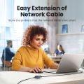 UGREEN Network Connector RJ45 10Gbps Extend Network Signal Ethernet Extender Connector For Cat8 7 6A 6 5E Network Cable Coupler Female to Female. 