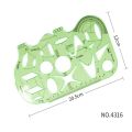 Students Office Supplies Stencil Measuring Tool Circles Multi Shaped Curve Ruler Drawing Ruler Template Ruler Geometric Ruler. 