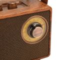 Retro Bluetooth Speaker Wood Grain Design HiFi Stereo Sound BT 5.3 USB Rechargeable Vintage Radio Bluetooth Speaker. 