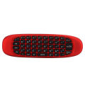 2.4G Wireless Keyboard Six Axis Gyroscope and Remote Control for Android Multimedia Control Function(Red ). 