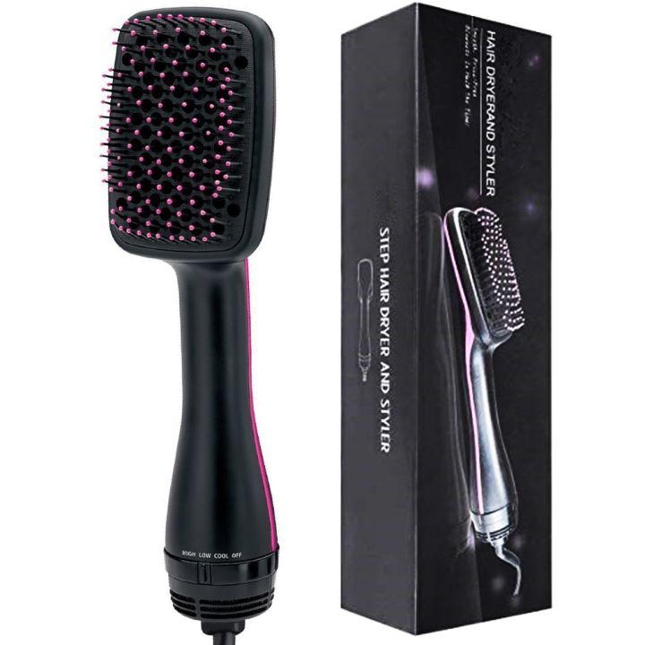 One-Step Hair Dryer Styler Hot Air Brush Professional Hairdryer