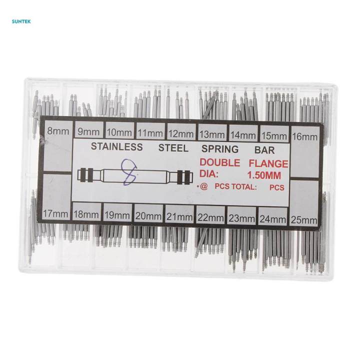 10xStainless%20Steel%20Watch%20Band%20Spring%20Bars%20Strap%20Link%20Pins%20for%20Watchmaker%20144Pcs%20-%20Image%202