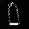 4x2 Pcs Jewelry Making Magnetic Hooks Lobster Clasps Necklace Extenders Chains. 