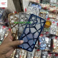 For Tecno POP 10 Glitter Diamond Magic Mask Series Protective Case Back Cover. 