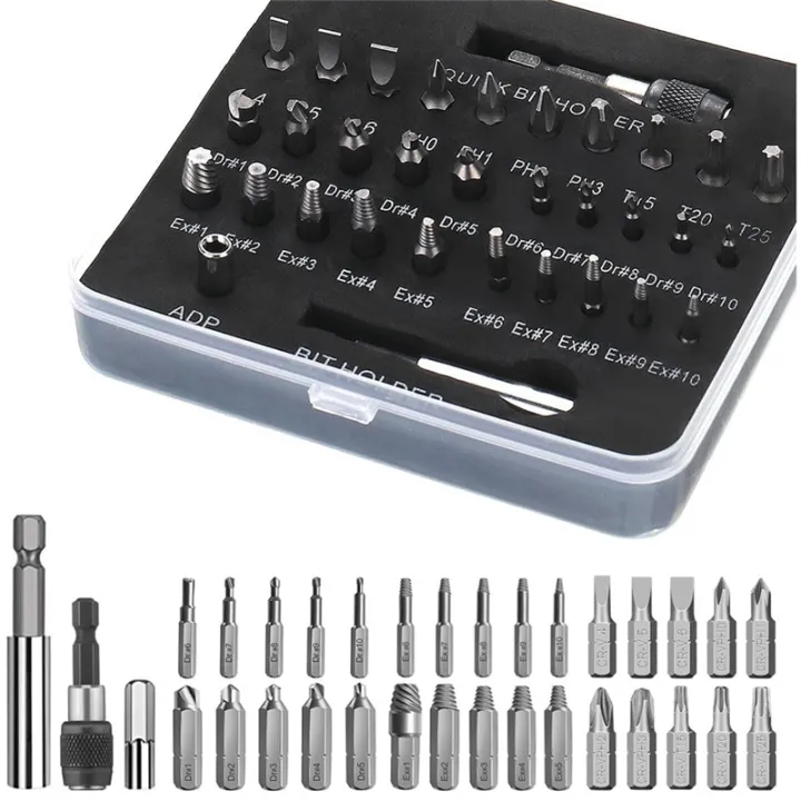 33%20Pieces%20Damaged%20Screw%20Extractor%20Kit%20&%20Screwdriver%20Bits%20Set%20Easy%20Out%20Stripped%20Screw%20Bolt%20Extractor%20Set%20-%20Image%203