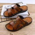 IELGY men's casual beach sandals korean soft sole outer wear. 