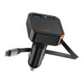 WIWU Wi-CC033 Helix 65W USB-A + Type-C Car Charger. 