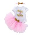 Baby Girl Dress 1st Birthday Party Dresses Girls Baptism Gown 1 Year Baby Outfits Vestido Infantil.