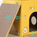 Corrugated Scratchers Box Kitty House Scratching Board for Cat Small Animals. 
