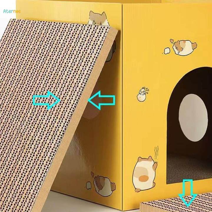 Corrugated%20Scratchers%20Box%20Kitty%20House%20Scratching%20Board%20for%20Cat%20Small%20Animals%20-%20Image%204