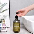 500ml Soap dispenser Easy-to-use Refillable Transparent Shampoo bottle Bathroom Plastic Shower  container for Bath Kitchen Home Hotels Travel. 