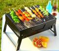 Outdoor Portable BBQ Stove - Black. 