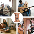 SRIWEN Guitar Learning Aid Tool Guitar Chord Trainer Guitar Practice Aid Teaching Learning System for Guitar Beginner Black.