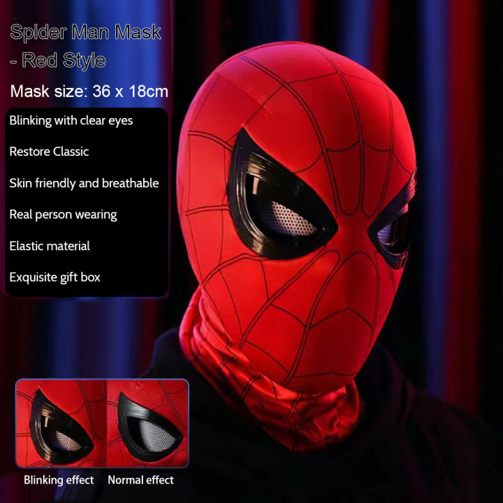 GC%20Spider%20man%20Mask%20Blink%20Eyes%20Movable%20Breathable%20Headgear%20Halloween%20Cosplay%20Costume%20Mask%20For%20Halloween%20Party%20Gifts%20-%20Image%203