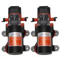 FORIDE 2X Seaflo 12V Water Pressure Diaphragm Pump 3.8 LPM 1.0 GPM 40 PSI - Caravan/Rv/Boat/Marine.