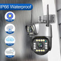 V380 Dual-Lens WIFI IP Camera Outdoor Waterproof 4MP Auto Tracking Color Night Vision Two Way Audio CCTV Camera. 