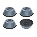 4 pcs Rubber pad support for Electronics device A/C or Washing Machine  Anti Vibration Washing Machine Feet Pads Rubber Mat Dryer Stand Anti-Walk Universal Refrigerator Washer Support Dampers. 