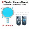 DIY Compatiable With Magsafe Mag Safe Magnetic Sticker Ring Magnet For Apple Iphone 14 13 12 11 Pro Max Xs Xr Wireless Charger. 