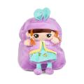 Zip It Good Plush Bags Cartoon Printed School Bag For Kids - size 16inch.