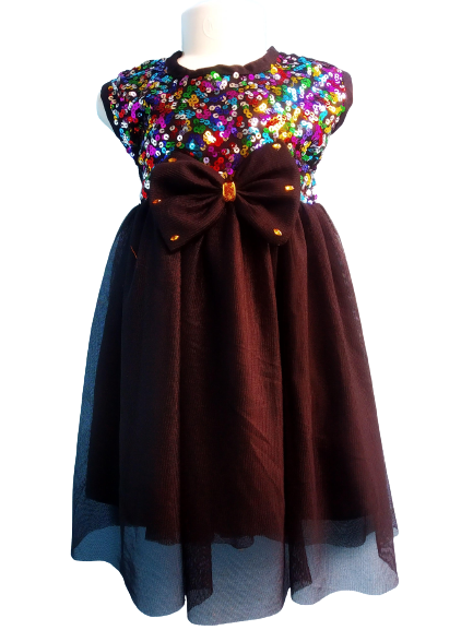 New%20Baby%20Girls%20Fashionable%20Premium%20Quality%20Beautiful%20Party%20Dress%20With%20Belt%20-%20Image%205