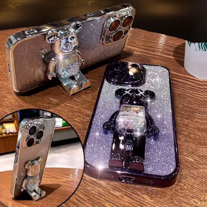 For%20Realme%209%204G%20/%20Realme%209%20Pro%20/%20Realme%209%20Pro+%20/%20Realme%209i%20Casing%20case%20with%20Cartoon%203D%20Bear%20Stand%20Luxury%20Slim%20Gradient%20Plating%20Glitter%20Girls%20Stylish%20Back%20Cover%20Clear%20Soft%20Silicone%20Protective%20Cases%20Pouch%20-%20Image%204