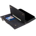 xprmy for Samsung Galaxy S22 Plus 5G Vintage Leather Cover Flip Wallet Case Card Slots Zipper Pocket Handbag with Hand Strap.