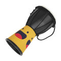 4 Inch Djembe African Drum Tambourine For Children Beginners Playing Percussion Instrument Teaching Aids. 