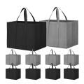 10 Pack 35L Reusable Shopping Bags Foldable Tote Bags for Kitchen Groceries. 