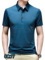 Men's Blue Color Chaina Exclusive Short Sleeve Polo -Shirt .. 
