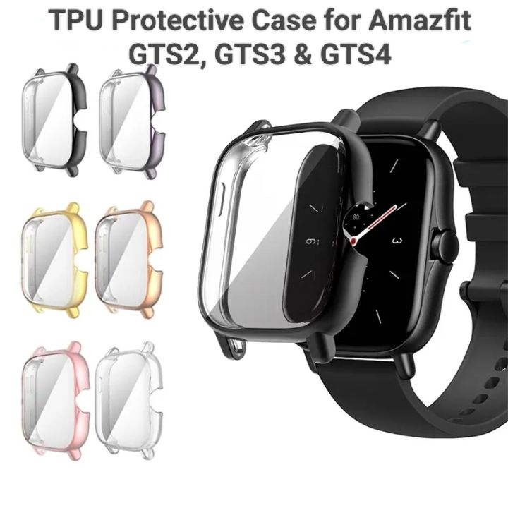 TPU Case for Amazfit GTS2, GTS2 mini, GTS3, GTS4 soft All-Around screen Protector cover bumper case