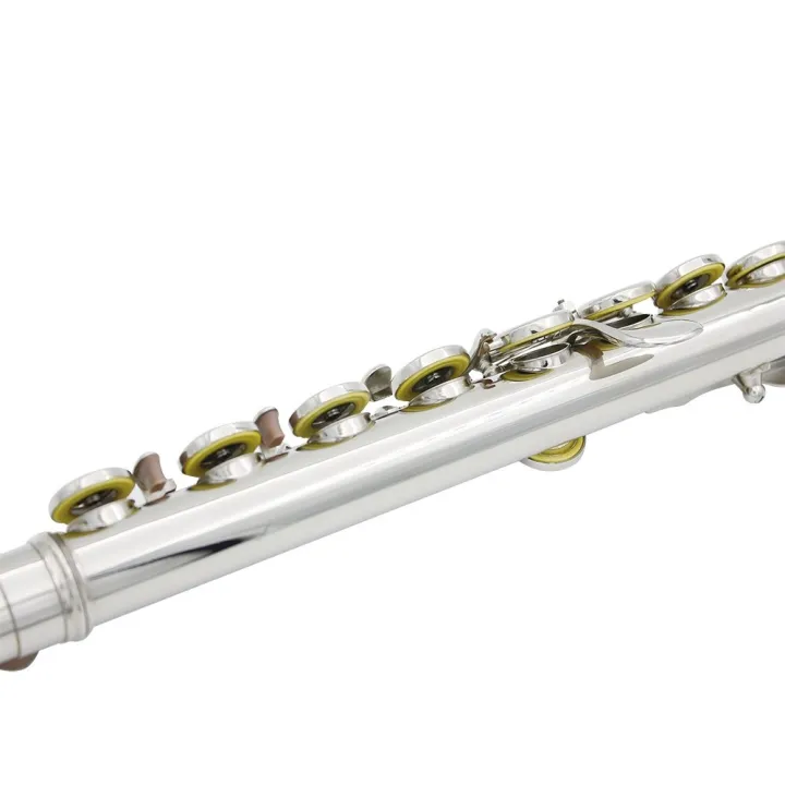 Western%20Concert%20Flute%20Cupronickel%20Plated%20Silver%2016%20Holes%20C%20Key%20Woodwind%20Instrument%20-%20silver%20-%20Image%208