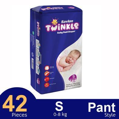 Savlon Twinkle Baby Pant Diaper S Size 42pcs