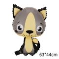 10PCS Mix Cartoon Penguin Tiger Foil Balloon Animal Balloons Kids Toys Happy Birthday Party Wedding Baby Shower Decoration. 